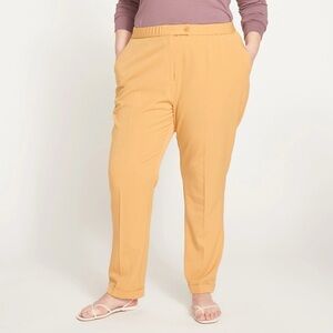 Universal Standard All Day Cuffed Straight Tan Pants